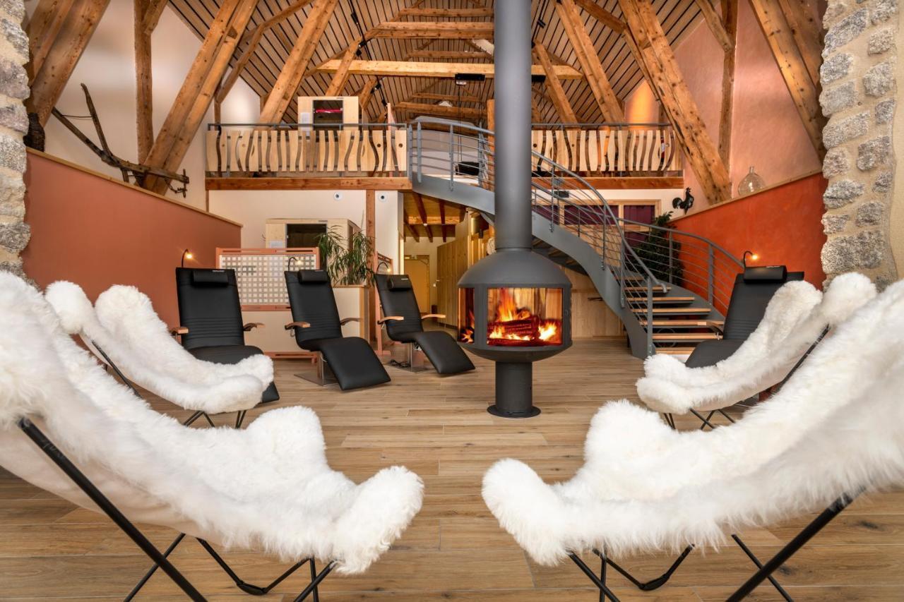 Hotel Restaurant De La Poste Et La Grange Detente, Espace Bien-Etre Châteauneuf-de-Randon Eksteriør bilde